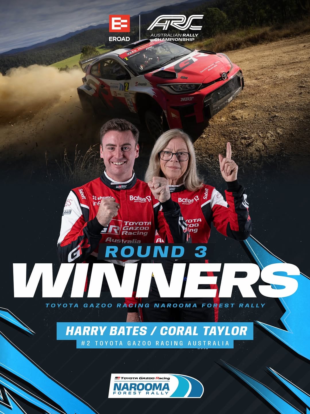 Post 6 by TOYOTA GAZOO Racing Australia on Instagram (image)