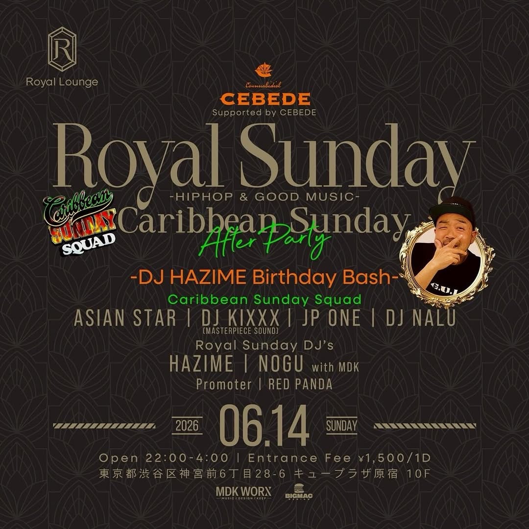 Post 10 by ASIAN STAR TOKYO on Instagram (image)