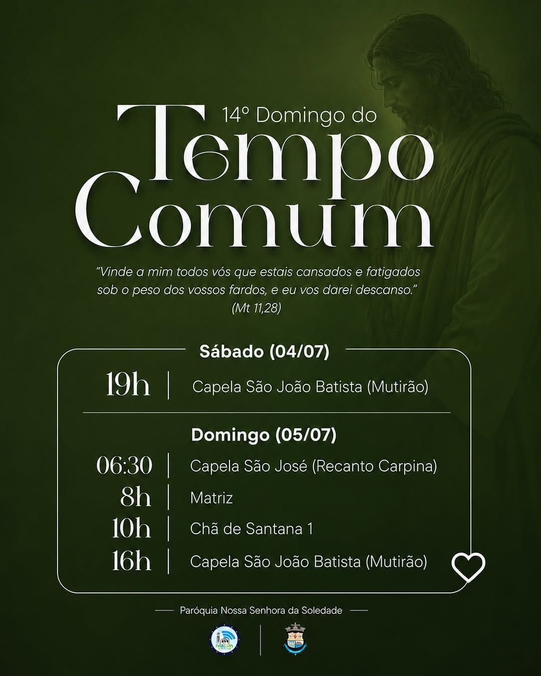 Post 2 by Paróquia N. Sra. da Soledade on Instagram (image)