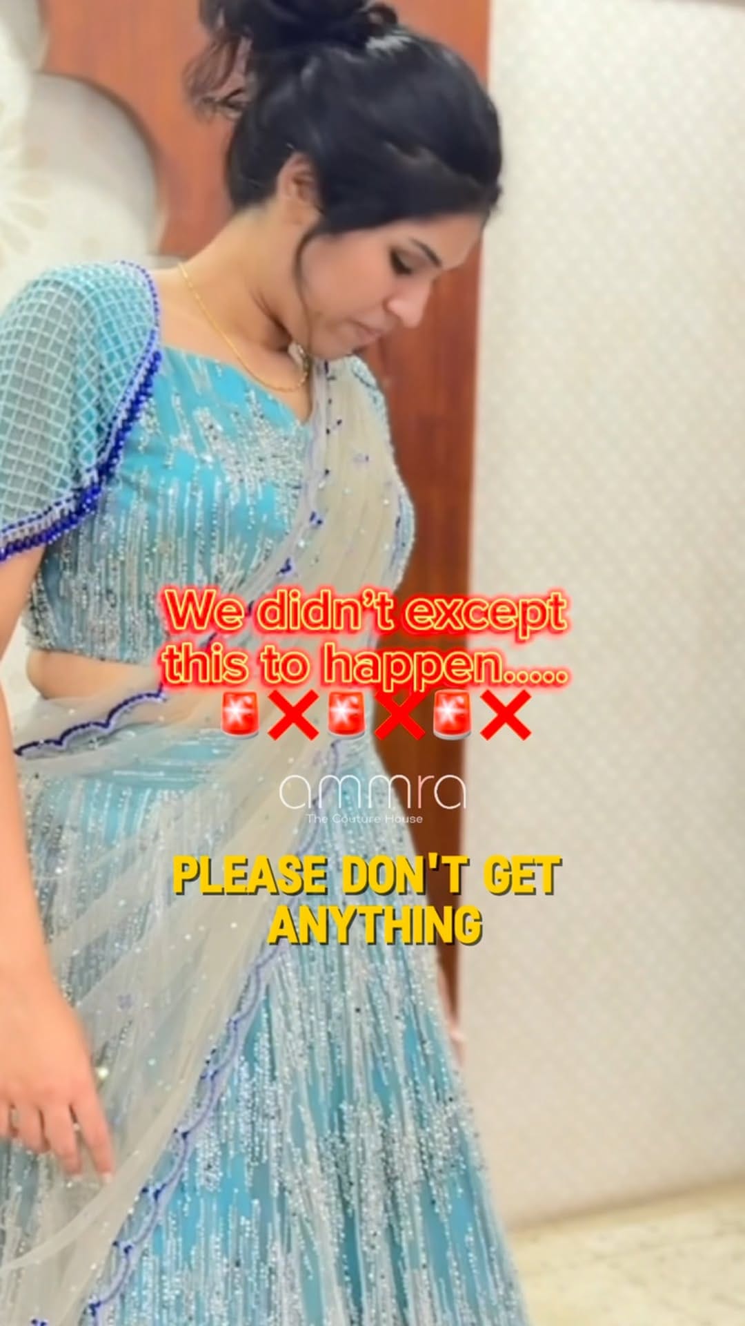 Post 9 by Ammra - The couture house | bridal designer on Instagram (video)