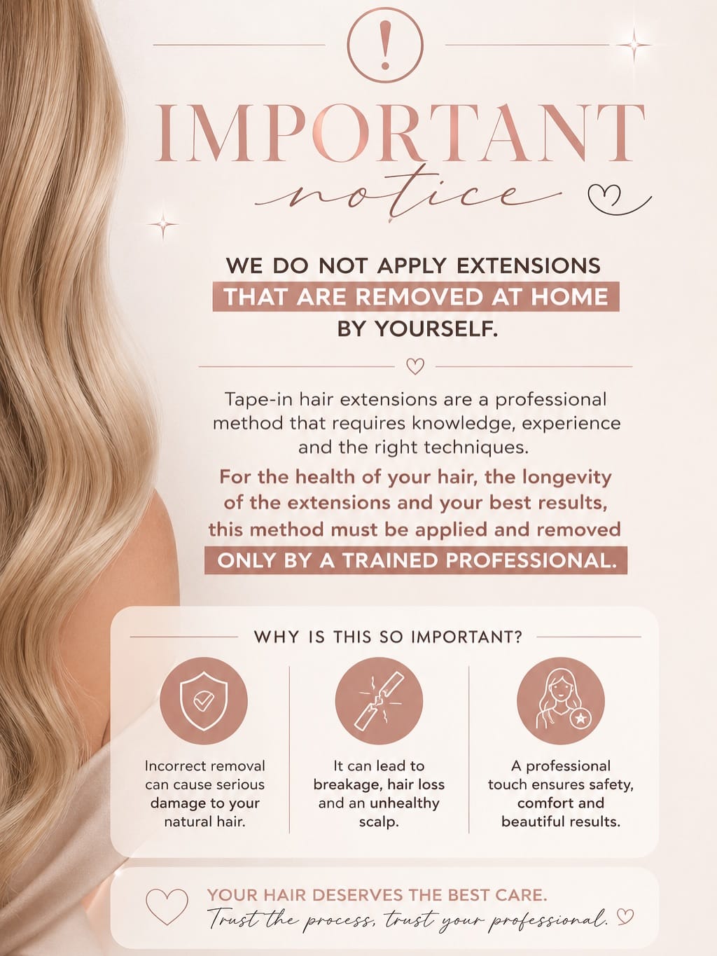 Post 3 by Glow premium hair extensions Amsterdam haarverlenging on Instagram (image)
