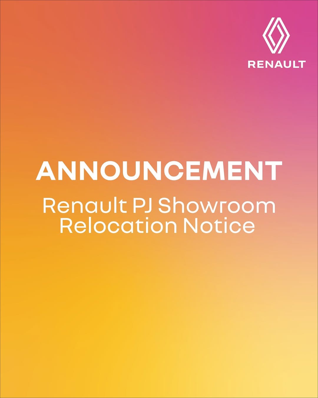Post 9 by Renault Malaysia on Instagram (image)