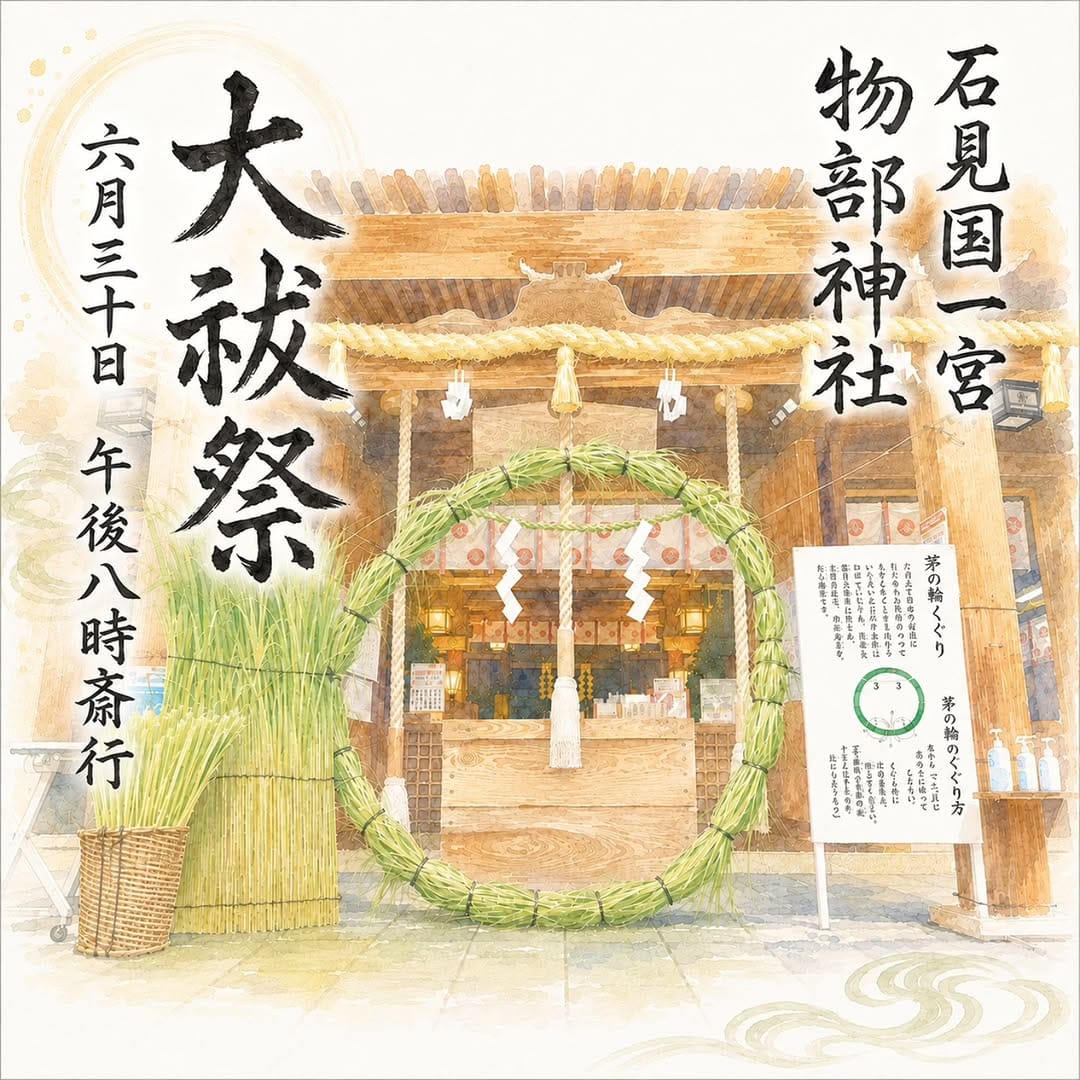 Post 9 by 石見國一宮 物部神社 on Instagram (image)