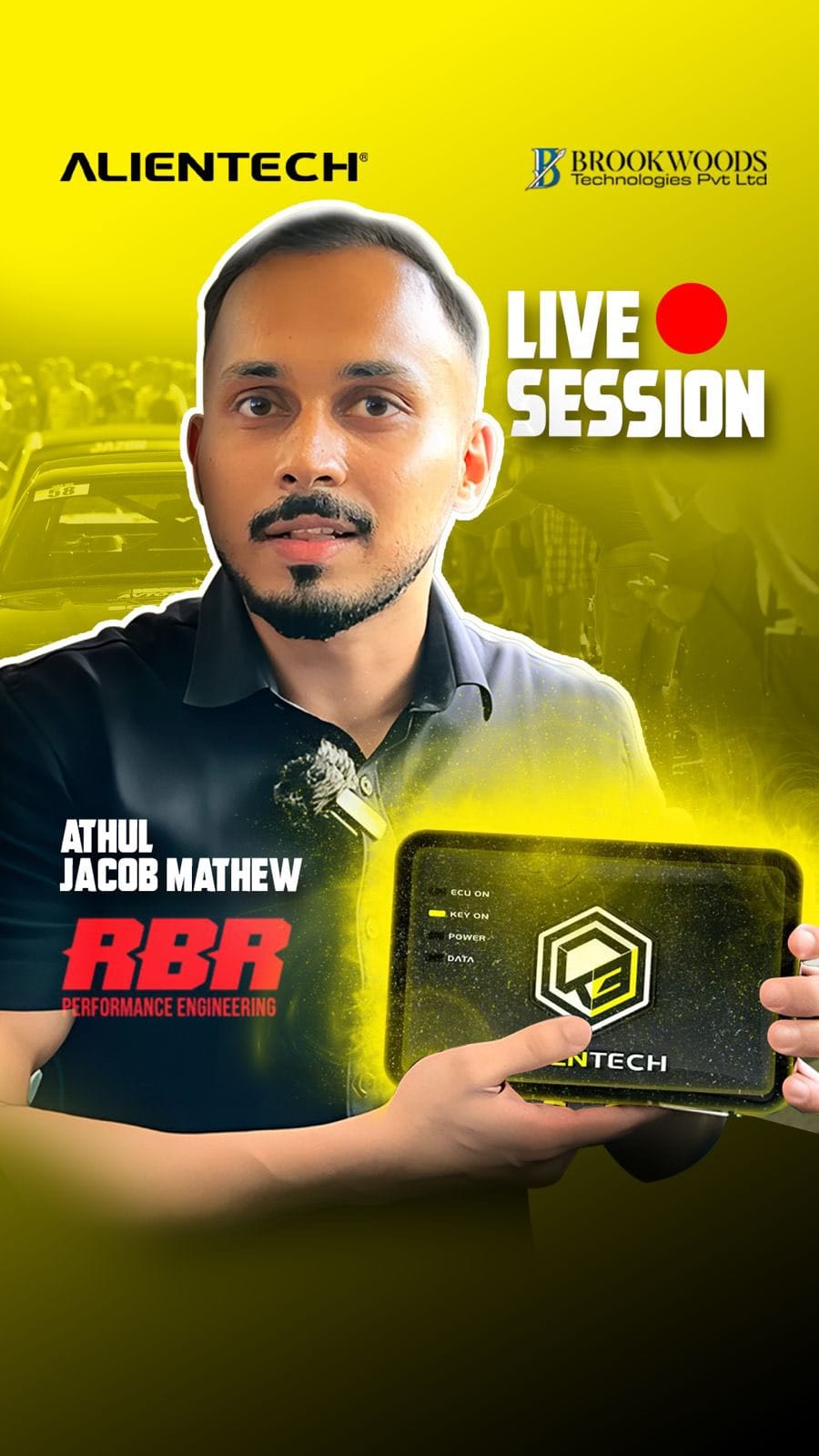 Post 10 by RedbandRacing Kochi on Instagram (video)
