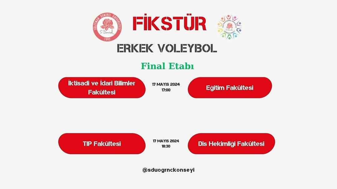 Post 2 by SDÜ Öğrenci Konseyi on Instagram (image)