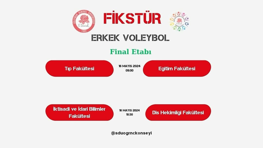 Post 4 by SDÜ Öğrenci Konseyi on Instagram (image)