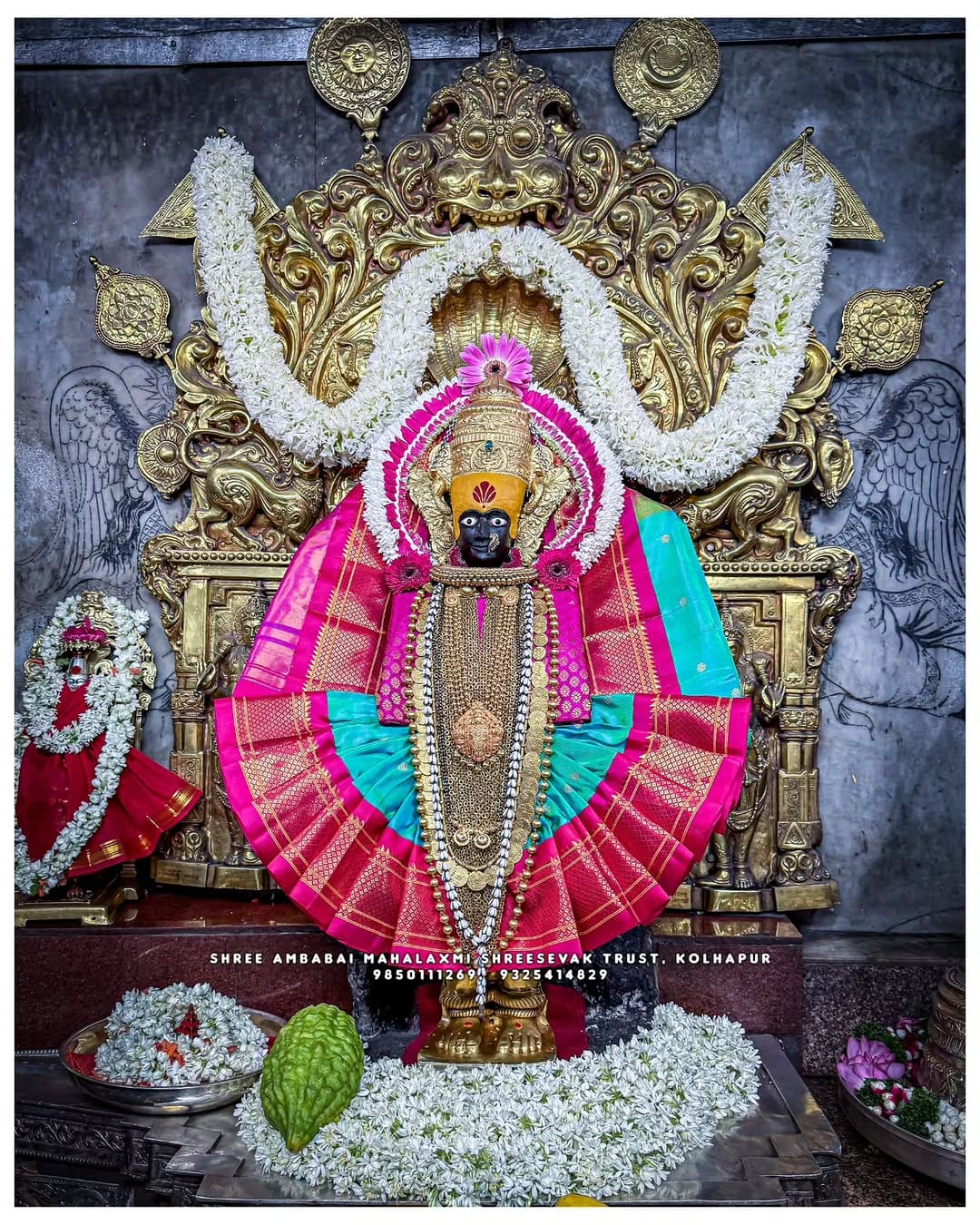 Post 2 by Ambabai / Mahalaxmi Temple on Instagram (image)