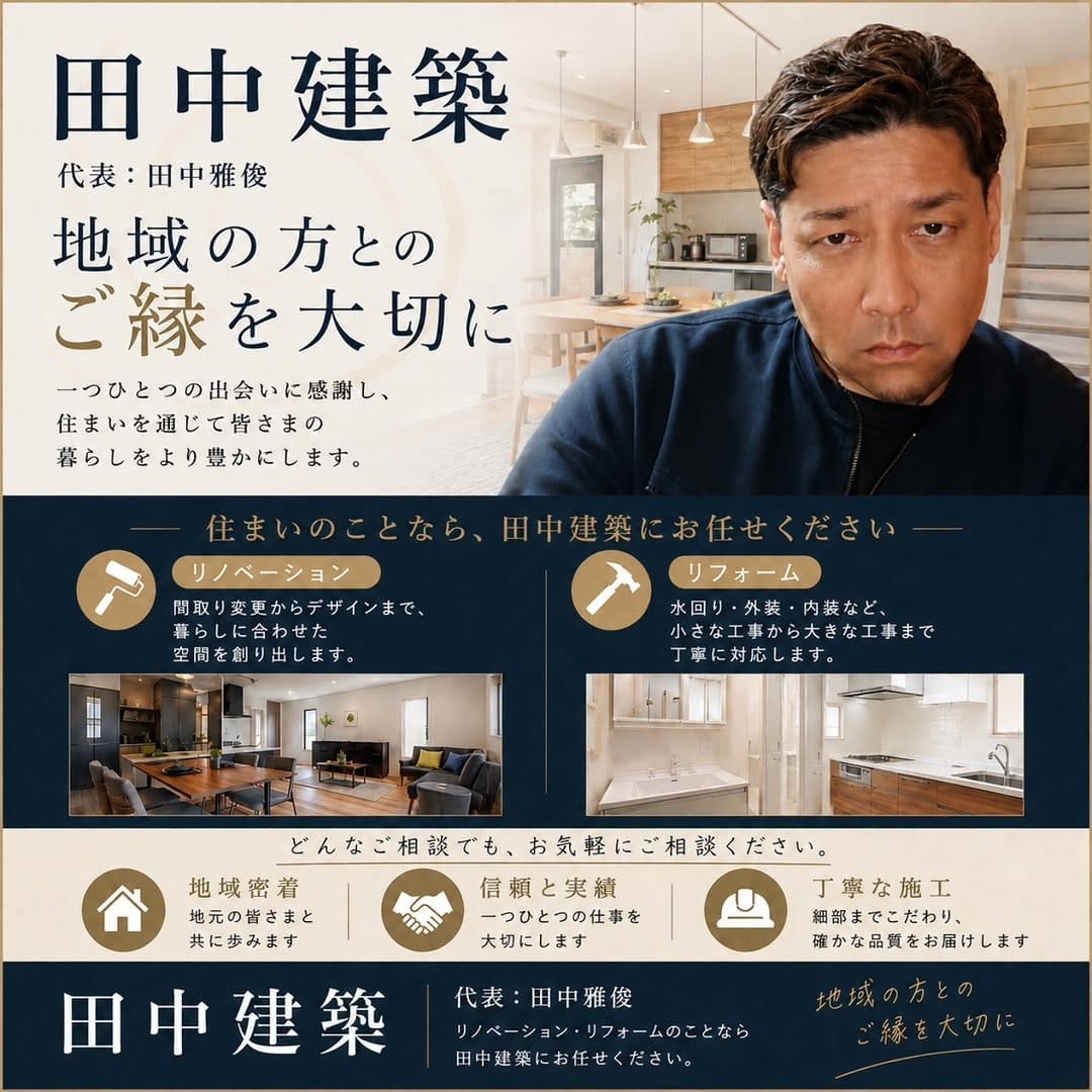 Post 2 by 田中 雅俊(田中建築) on Instagram (image)