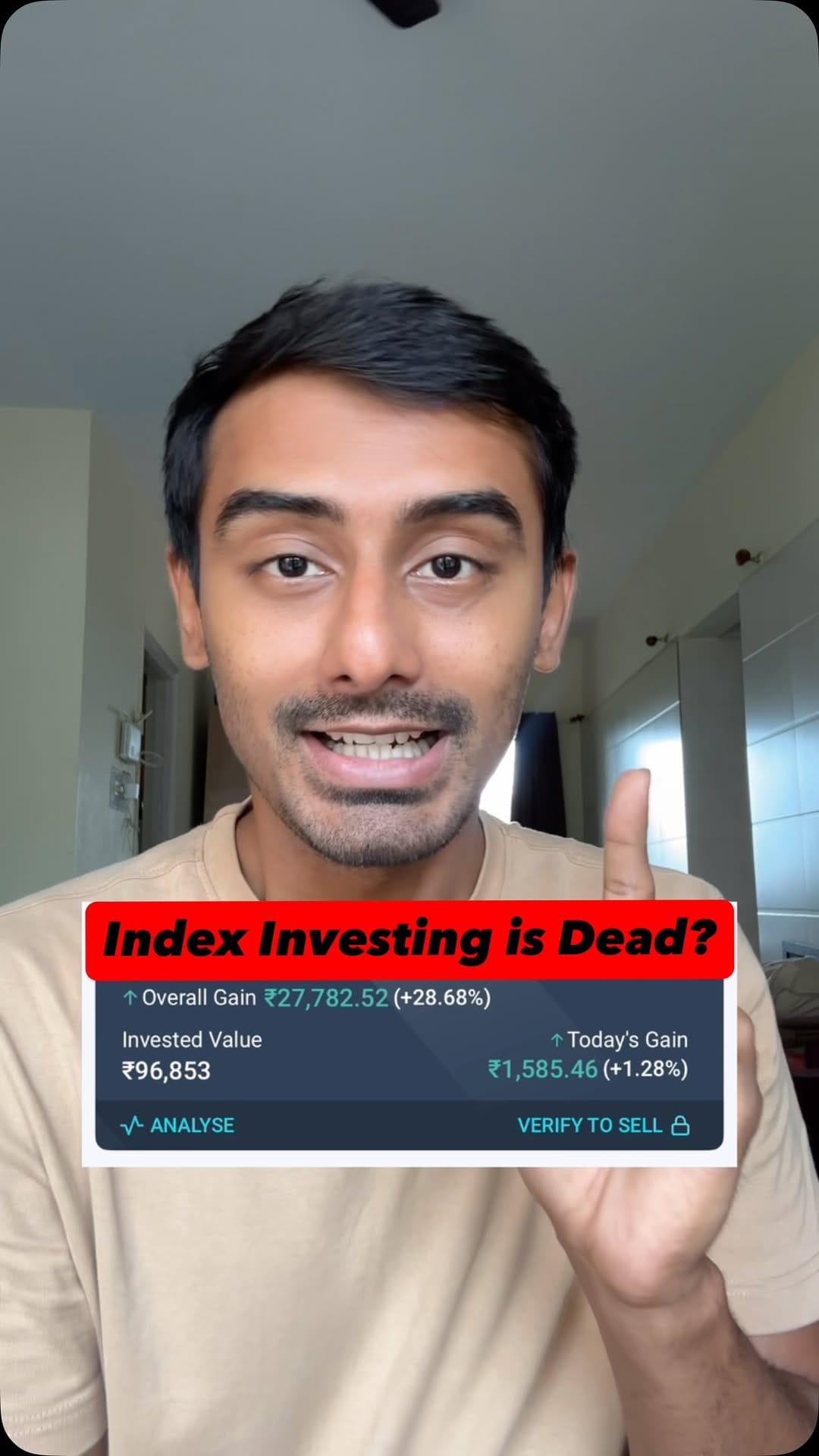 Post 1 by Pratik Chauhan | Finance on Instagram (video)