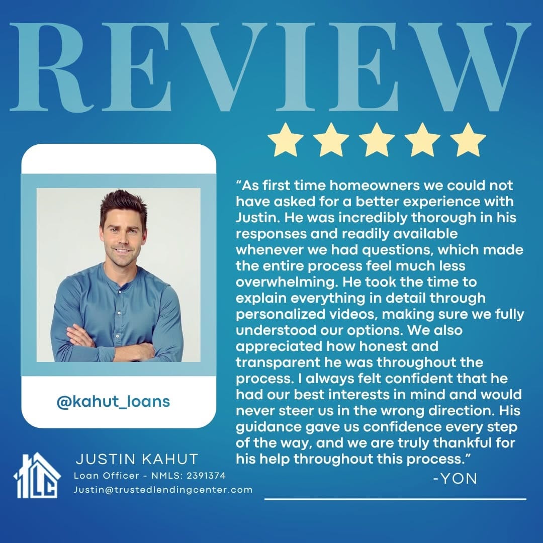 Post 1 by Justin Kahut | Loan Officer & Real Estate Investor on Instagram (image)