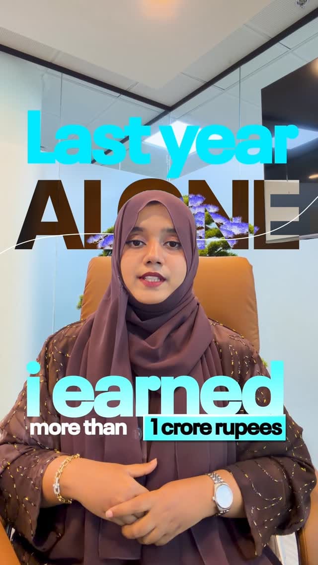 Post 5 by InvestwithBanu Indubai on Instagram (video)