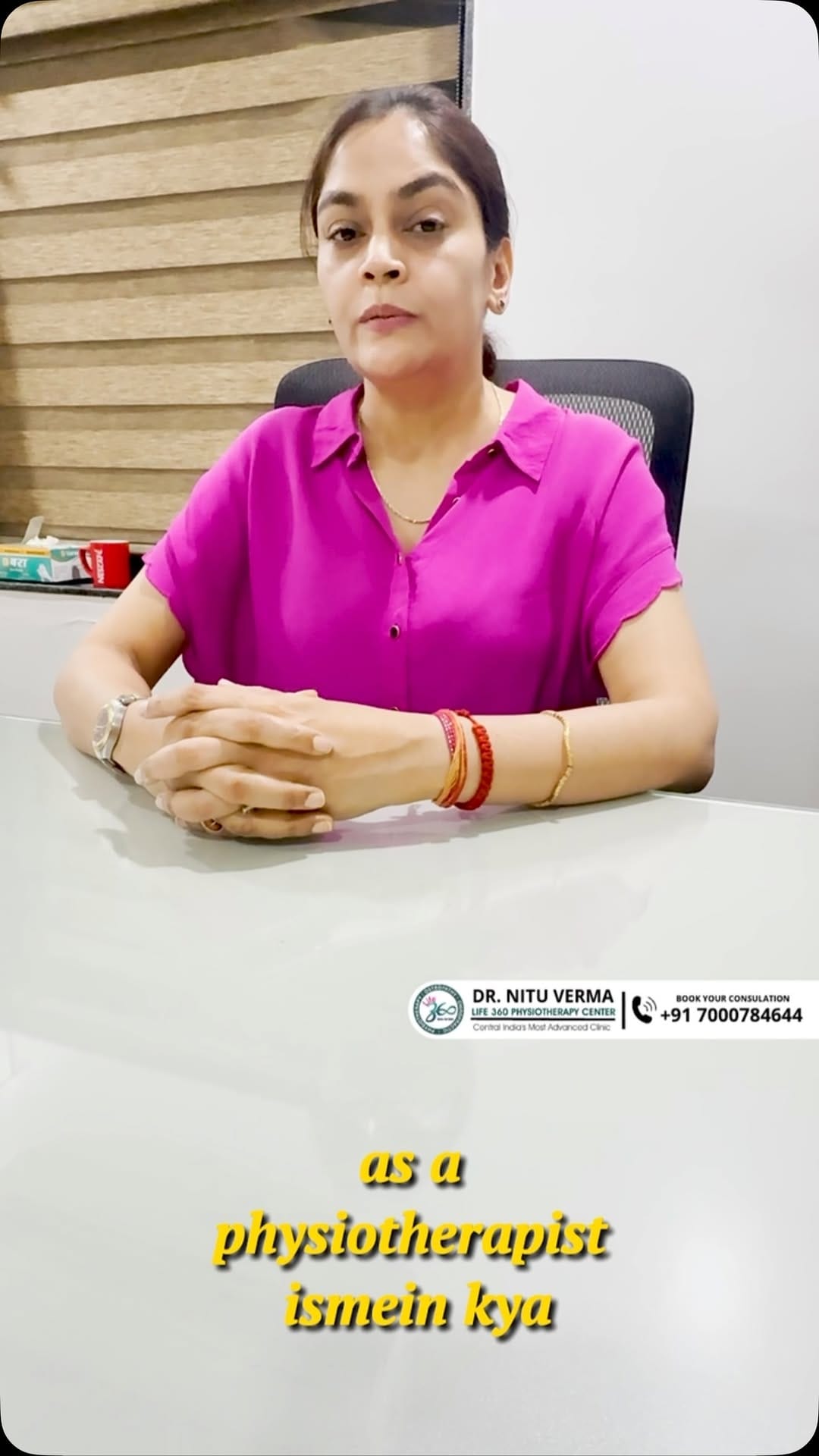 Post 3 by Best Chiropractor DrNitu Verma(PT),Raipur Chhatisgarh on Instagram (video)