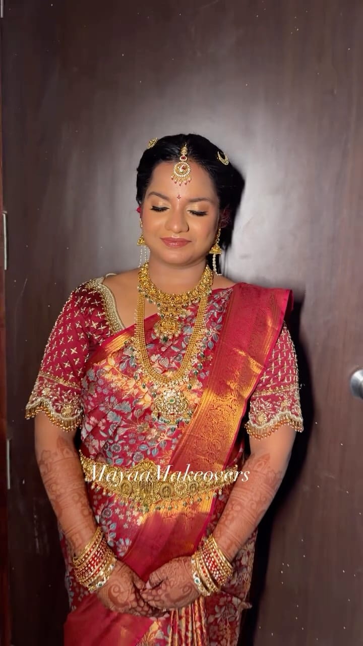 Post 1 by Lavanya Kanneganti | Pro Makeup Artist | Hyderabad | Vijayawada on Instagram (video)