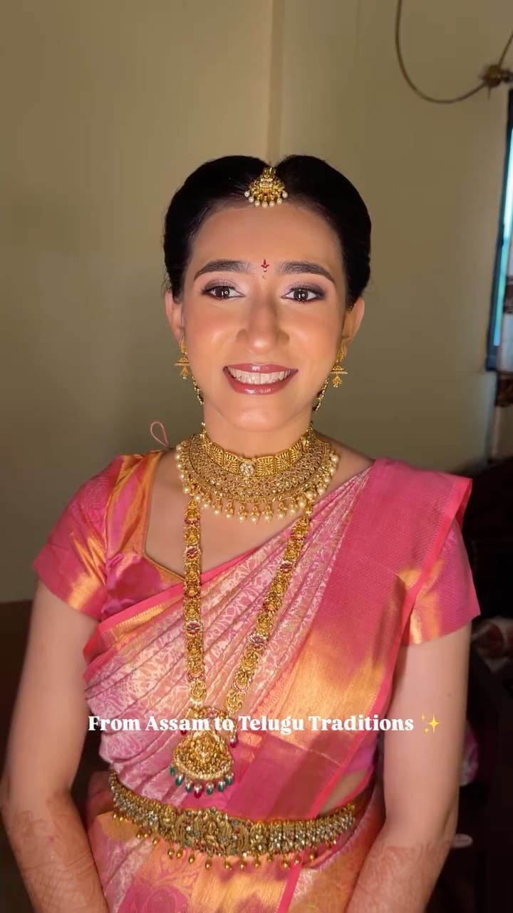 Post 5 by Lavanya Kanneganti | Pro Makeup Artist | Hyderabad | Vijayawada on Instagram (video)