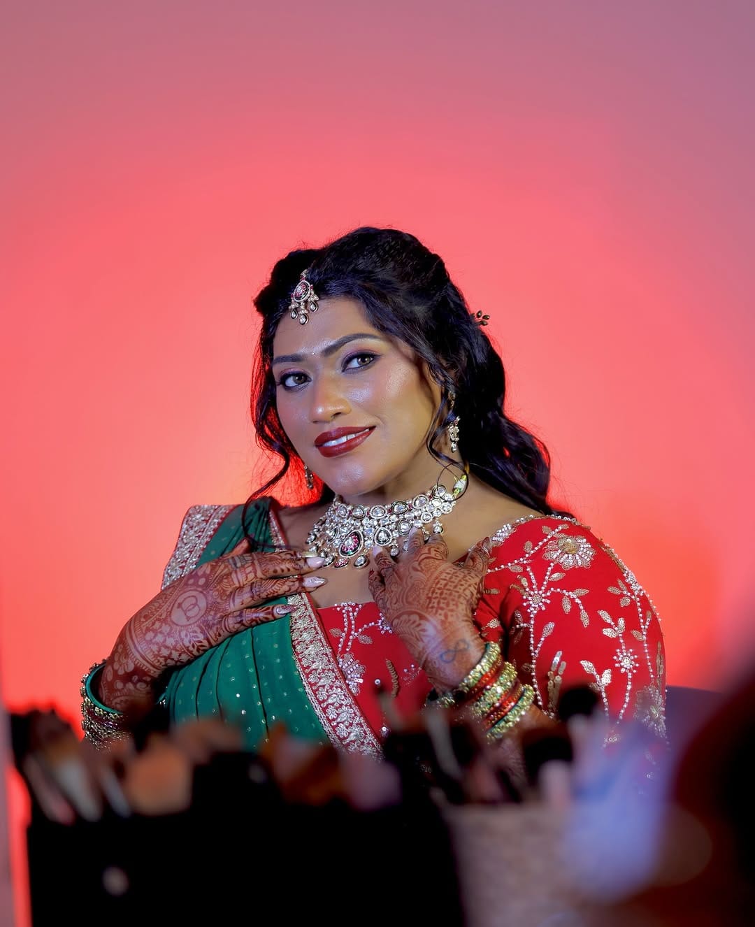 Post 10 by Lavanya Kanneganti | Pro Makeup Artist | Hyderabad | Vijayawada on Instagram (image)