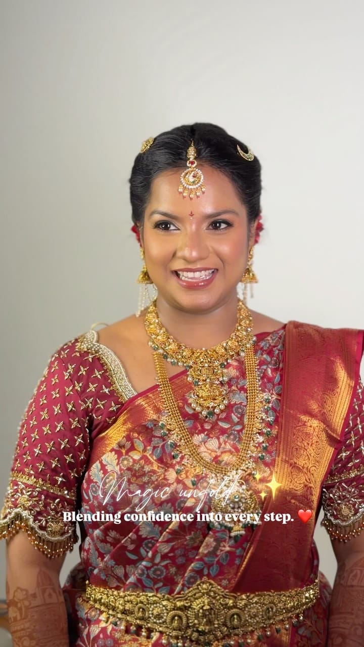 Post 2 by Lavanya Kanneganti | Pro Makeup Artist | Hyderabad | Vijayawada on Instagram (video)