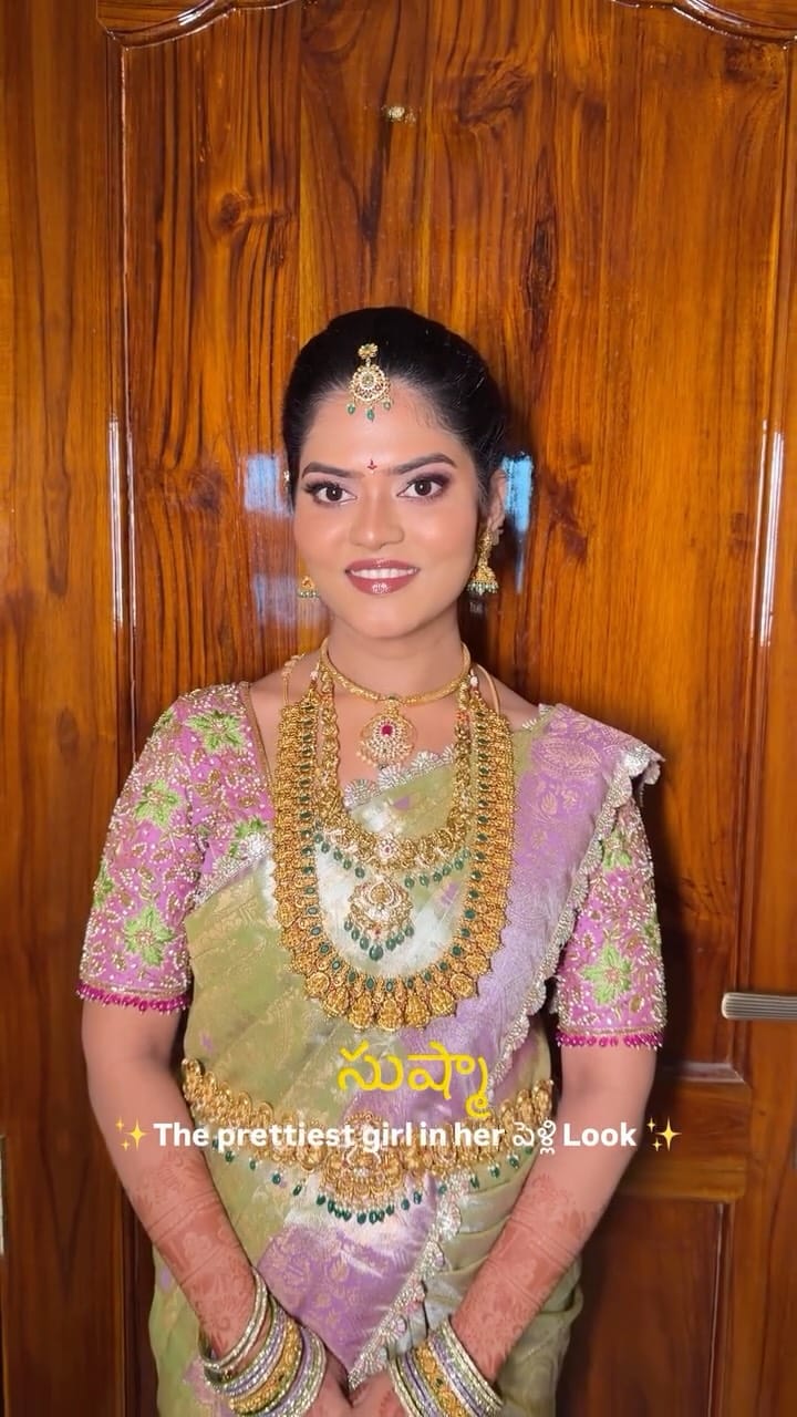 Post 6 by Lavanya Kanneganti | Pro Makeup Artist | Hyderabad | Vijayawada on Instagram (video)