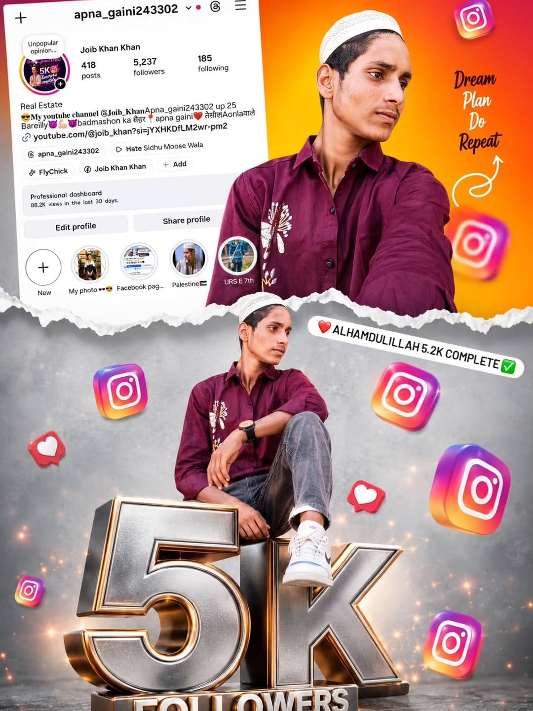 Post 8 by Joib Khan Khan on Instagram (carousel)