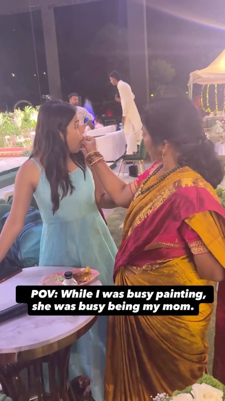 Post 2 by Keerthana Adepu | Artist on Instagram (video)