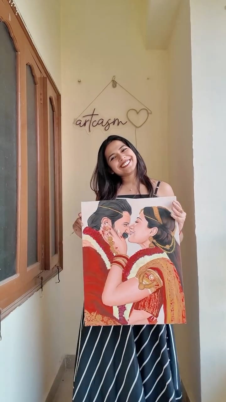 Post 9 by Keerthana Adepu | Artist on Instagram (video)