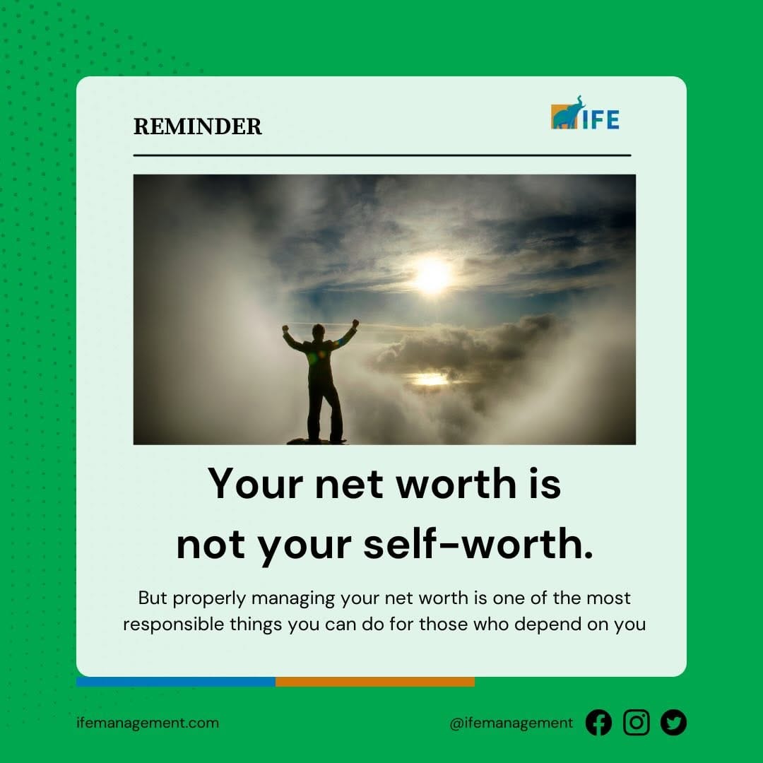Post 4 by IFE Management | Financial Planning | Investing on Instagram (image)