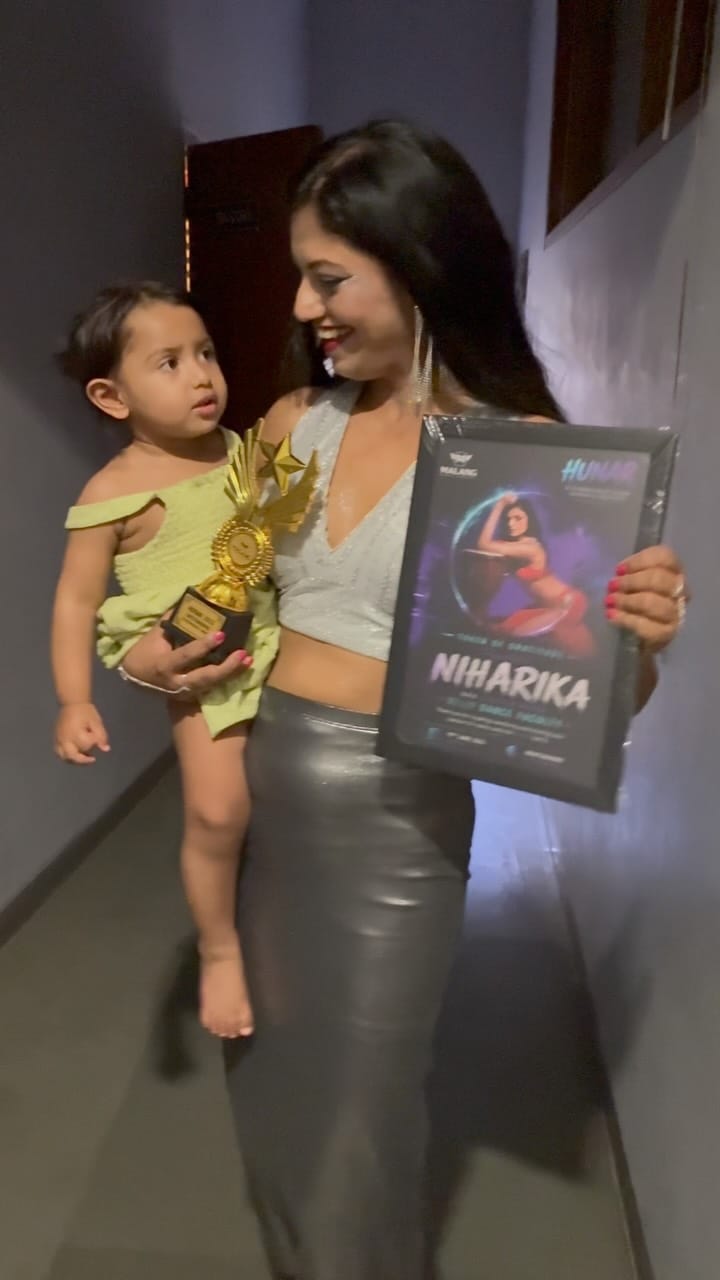Post 2 by Niharika Singh Chadha AKA The Flutter Queen on Instagram (video)