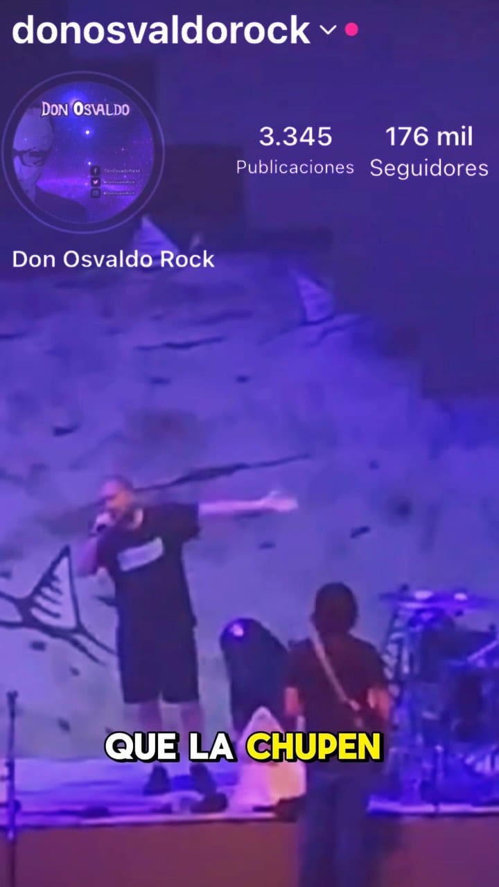 Post 10 by Don Osvaldo Rock on Instagram (video)