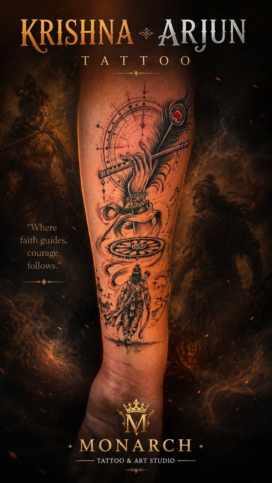 Post 5 by Monarch Tattoo | #ahmedabad on Instagram (video)