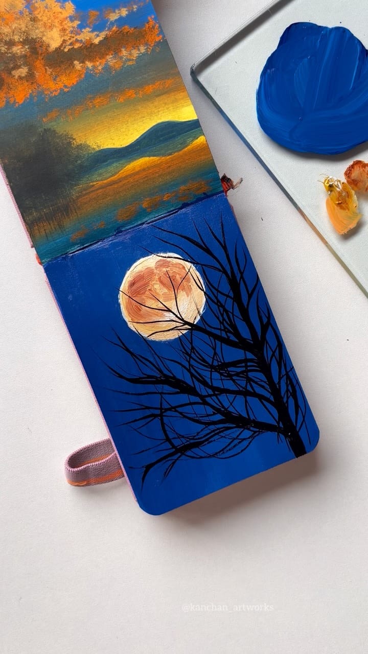 Post 3 by Kanchan Pandey | Art on Instagram (video)