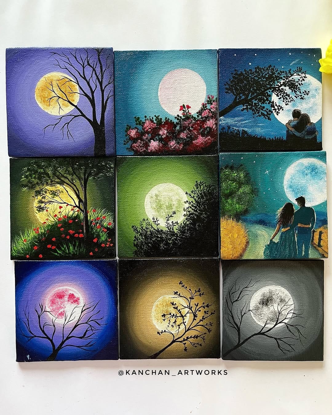 Post 10 by Kanchan Pandey | Art on Instagram (carousel)