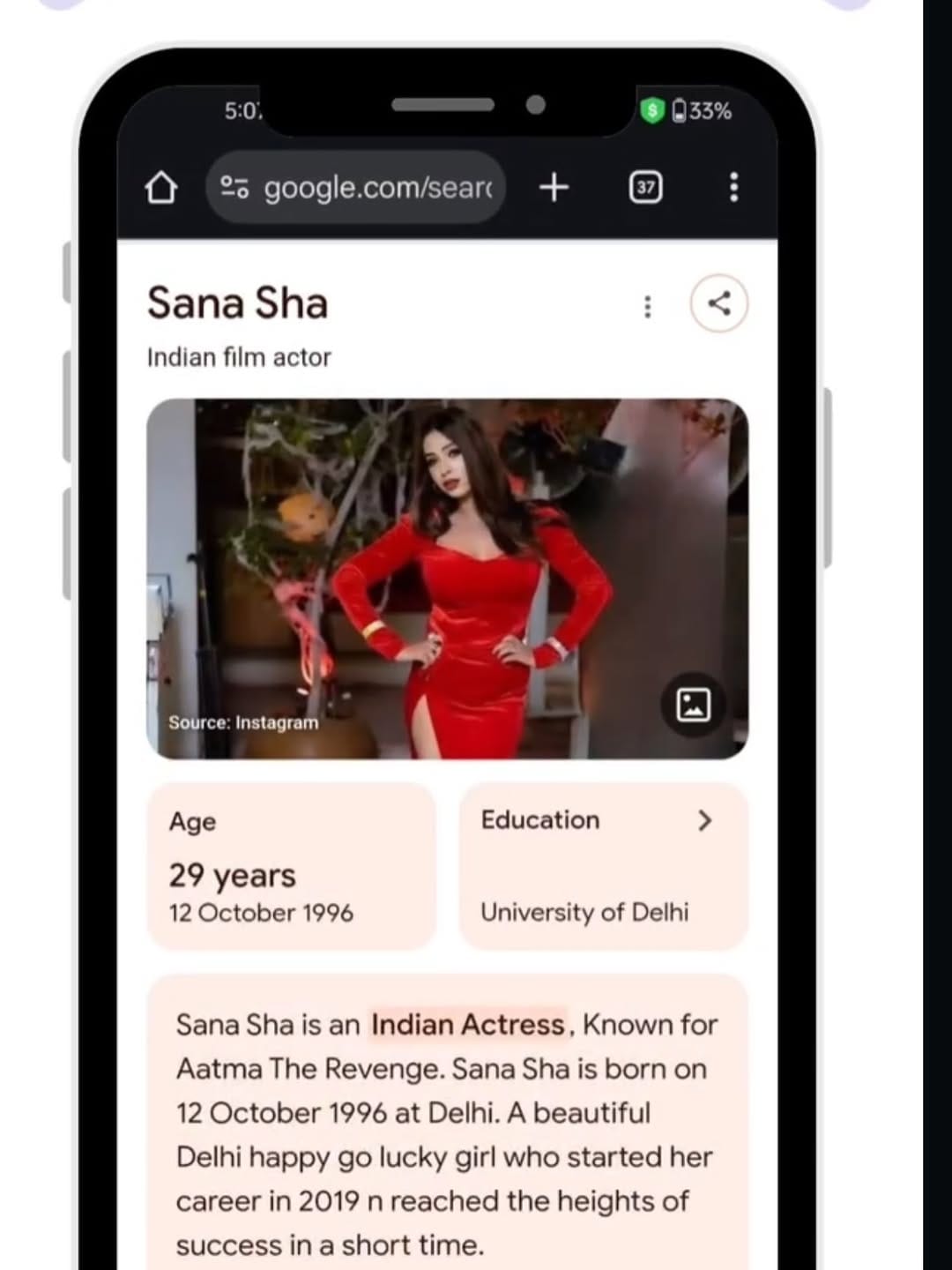 Post 8 by Sana Srivastava on Instagram (image)