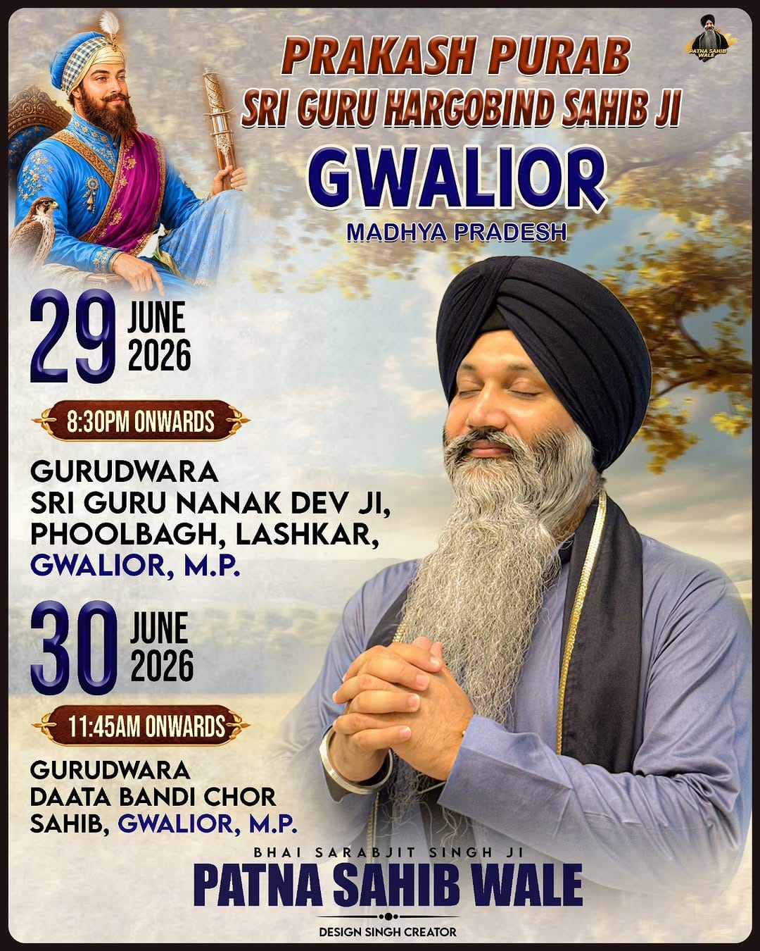 Post 8 by Bhai Sarabjit Singh Patna SahibWale on Instagram (image)