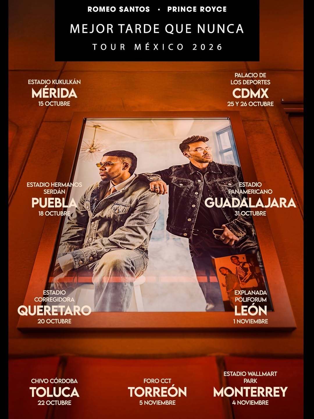 Post 8 by Club Fans Romeo Santos México on Instagram (image)