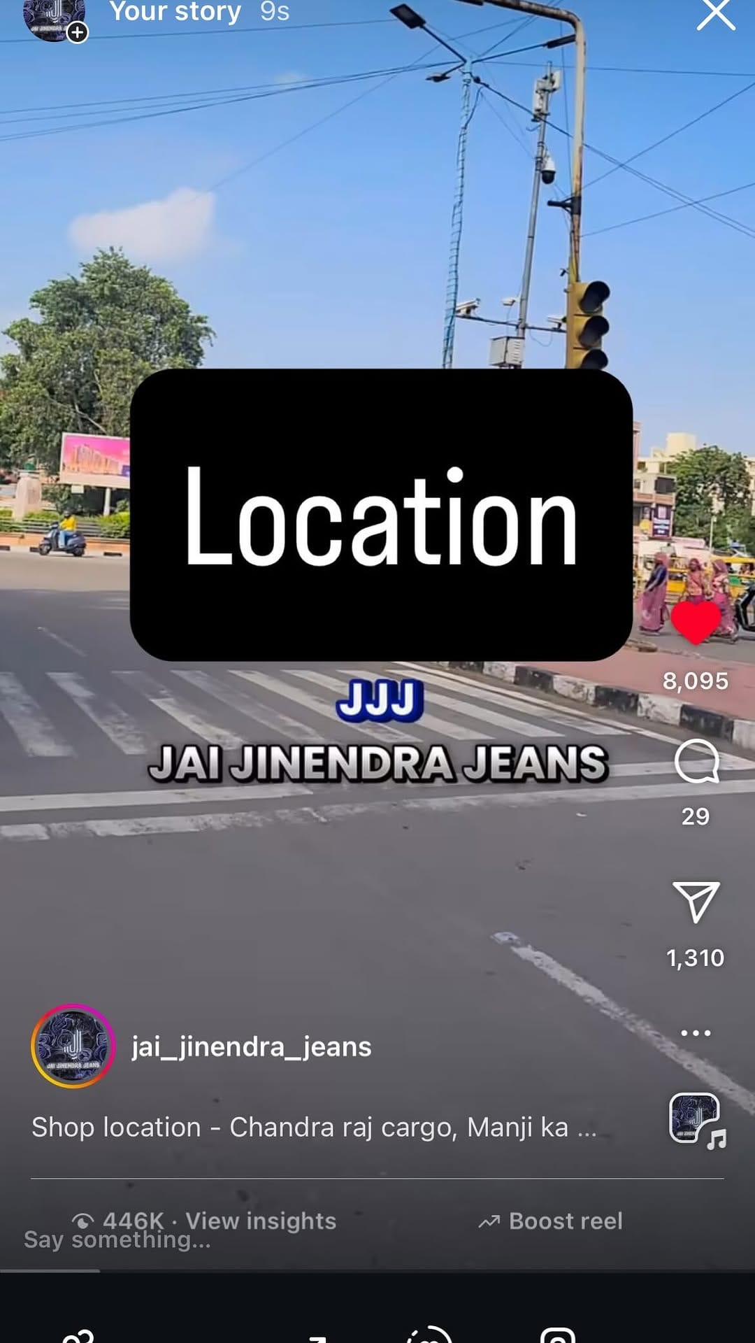 Post 10 by JAI JINENDRA JEANS (JJJ) on Instagram (video)