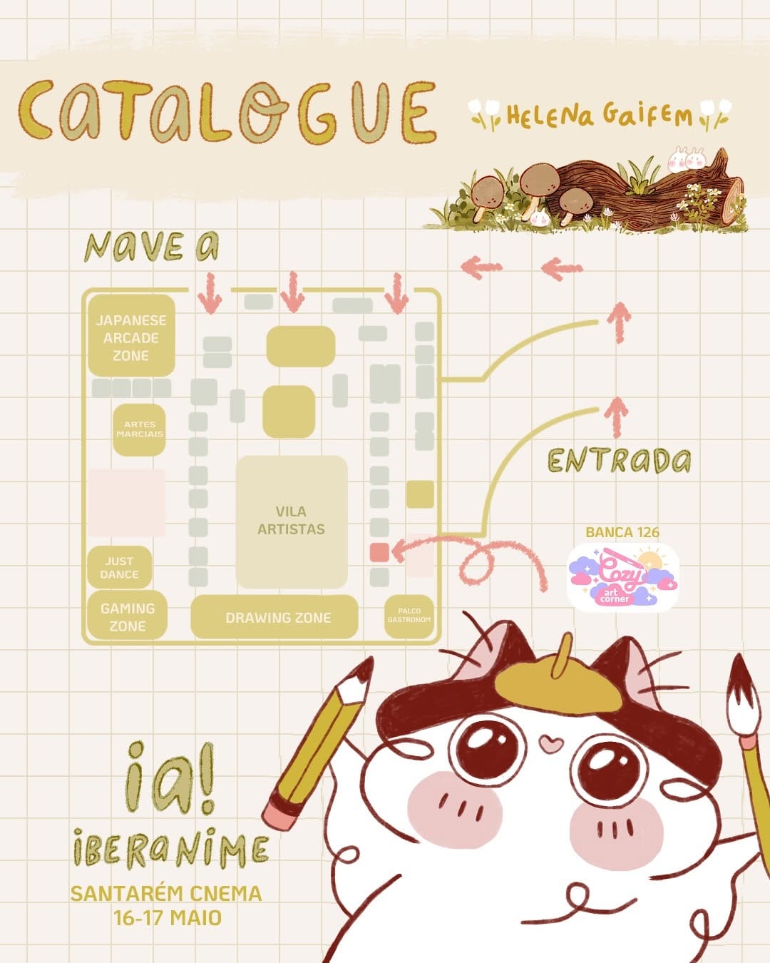 Post 4 by 🦔 Helena Gaifem | Art 🌿🌼 on Instagram (carousel)