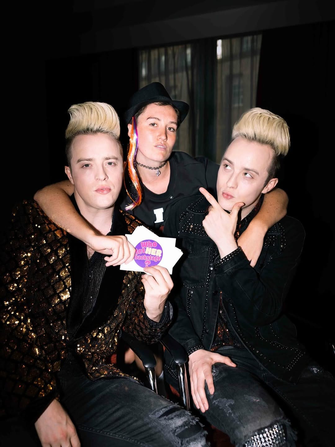 Post 8 by Who let her backstage? on Instagram (carousel)