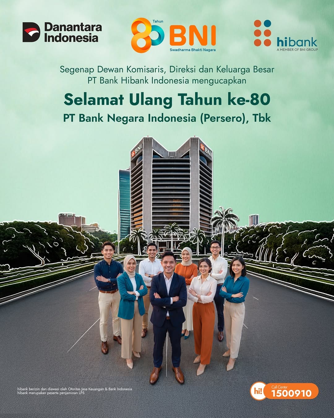 Post 1 by PT Bank Hibank Indonesia on Instagram (image)