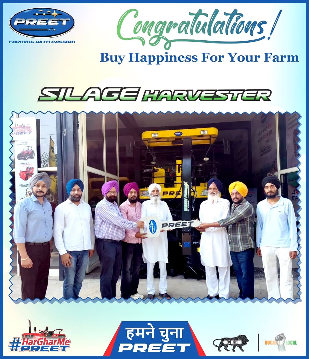 Post 6 by PREET TRACTORS OFFICIAL on Instagram (image)