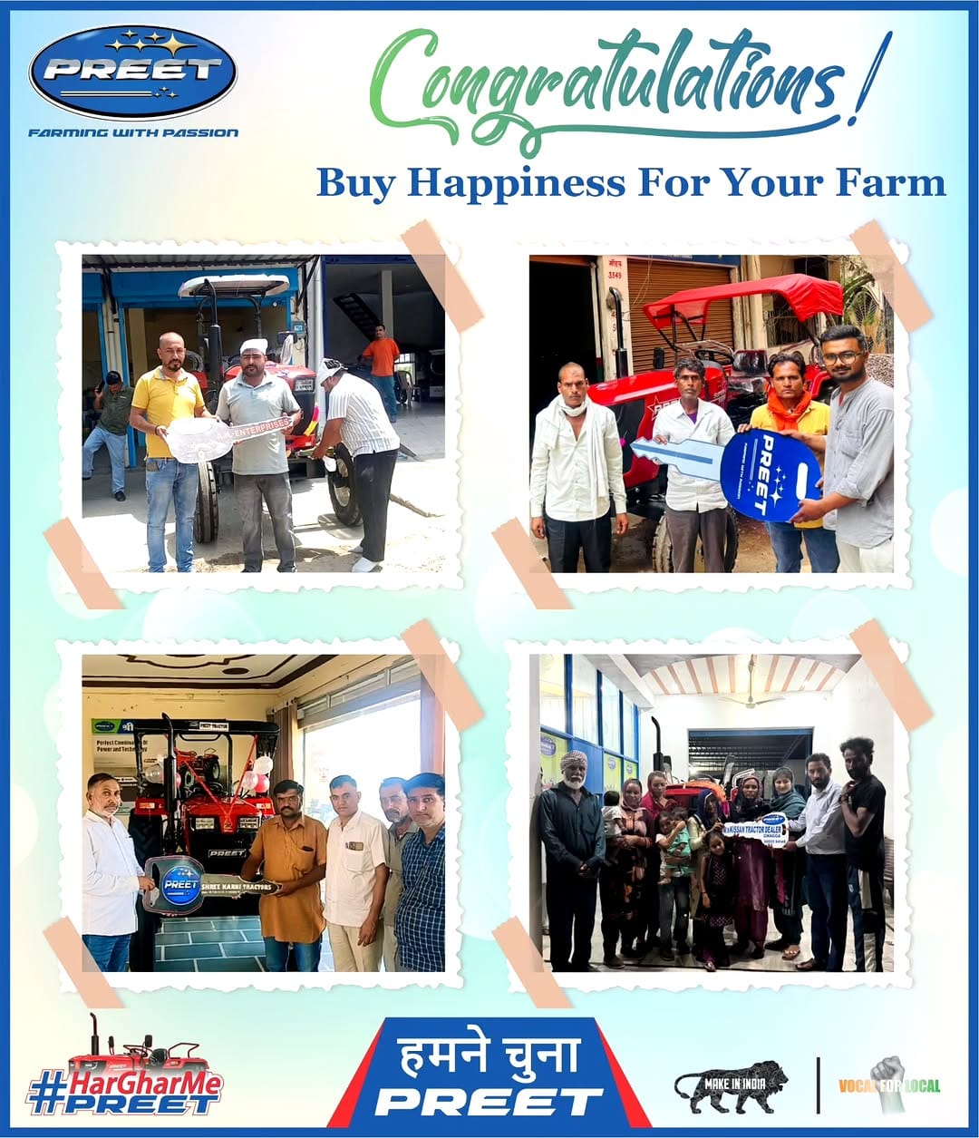 Post 4 by PREET TRACTORS OFFICIAL on Instagram (carousel)