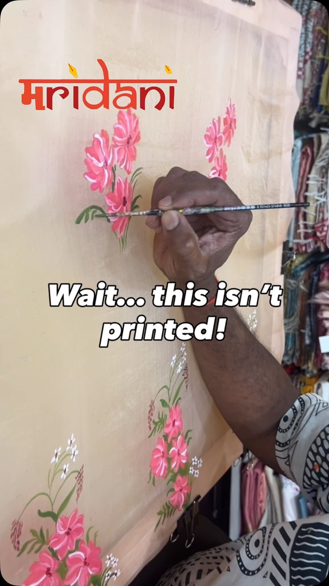 Post 3 by Mridani | Madhubani Fashion on Instagram (video)