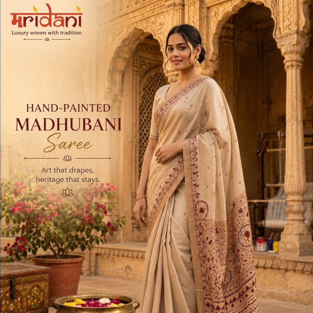 Post 1 by Mridani | Madhubani Fashion on Instagram (carousel)