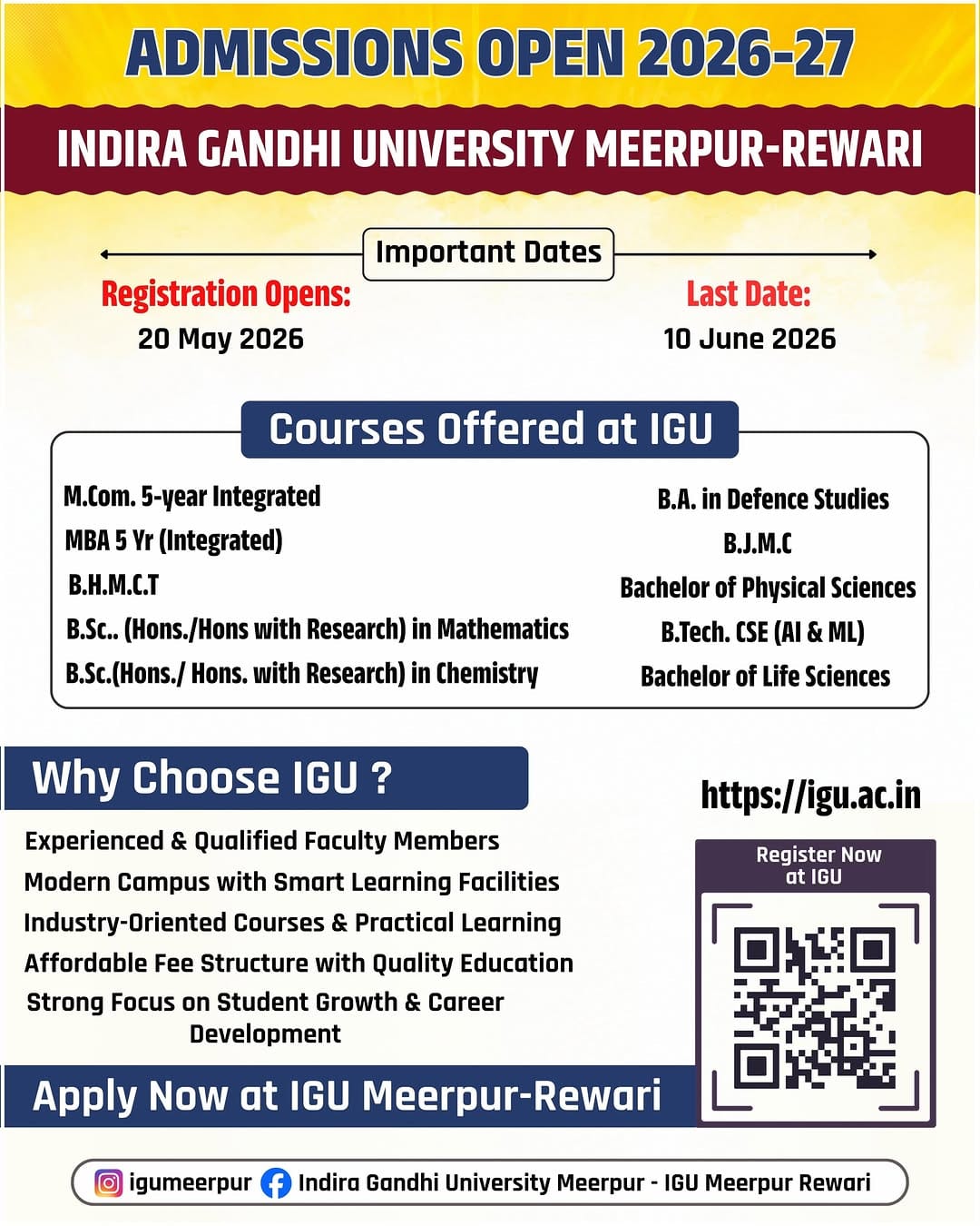 Post 10 by IGU Meerpur Rewari OFFICIAL on Instagram (carousel)