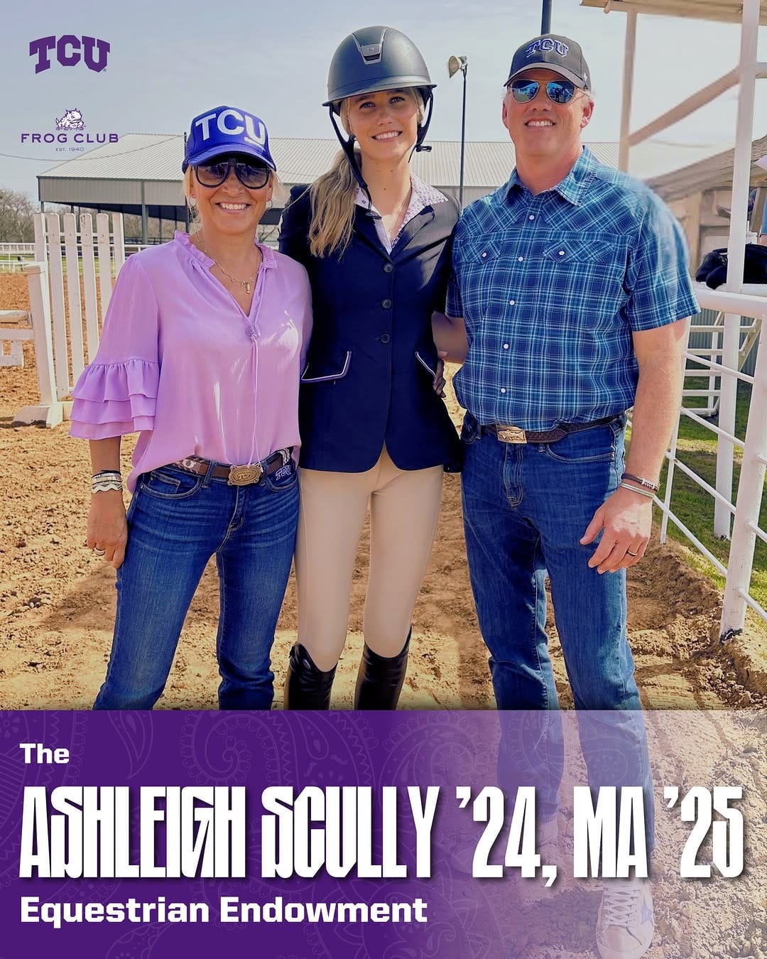 Post 4 by TCU Equestrian on Instagram (image)