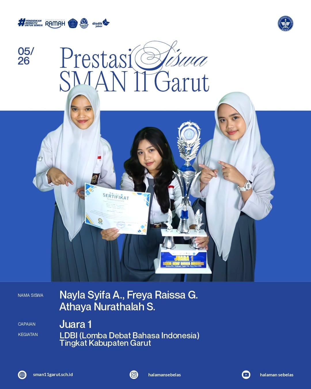 Post 4 by SMAN 11 Garut on Instagram (carousel)