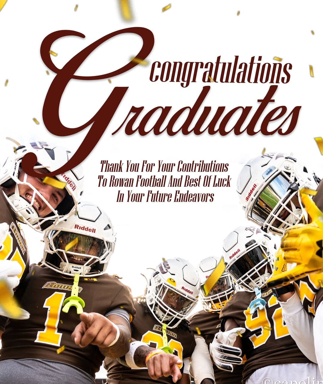 Post 3 by Rowan University Football on Instagram (image)