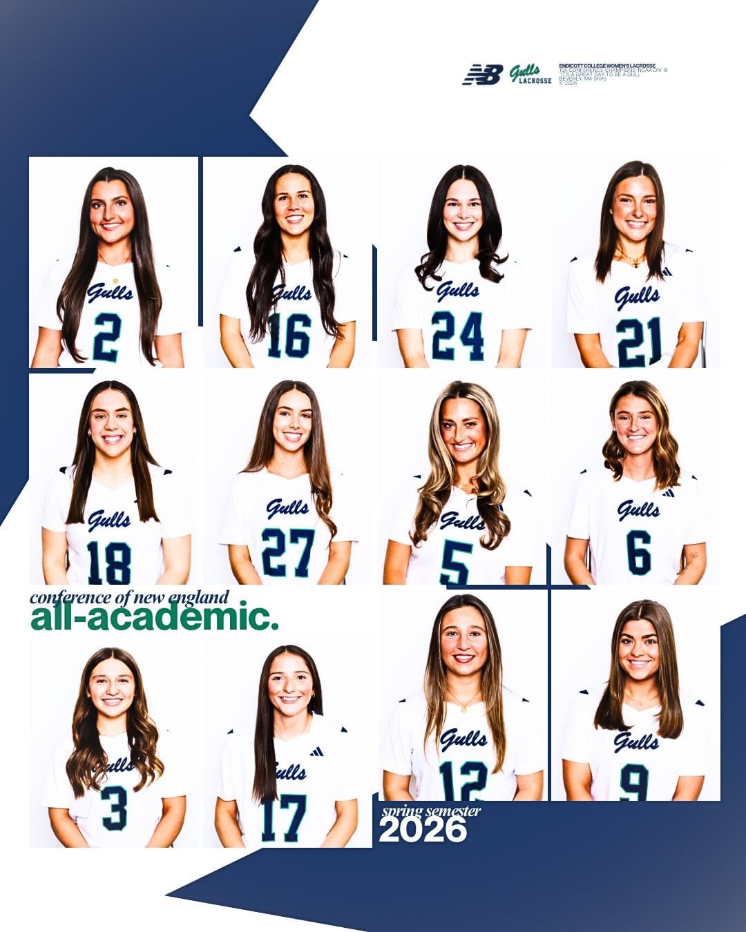 Post 1 by Endicott Women's Lacrosse on Instagram (carousel)