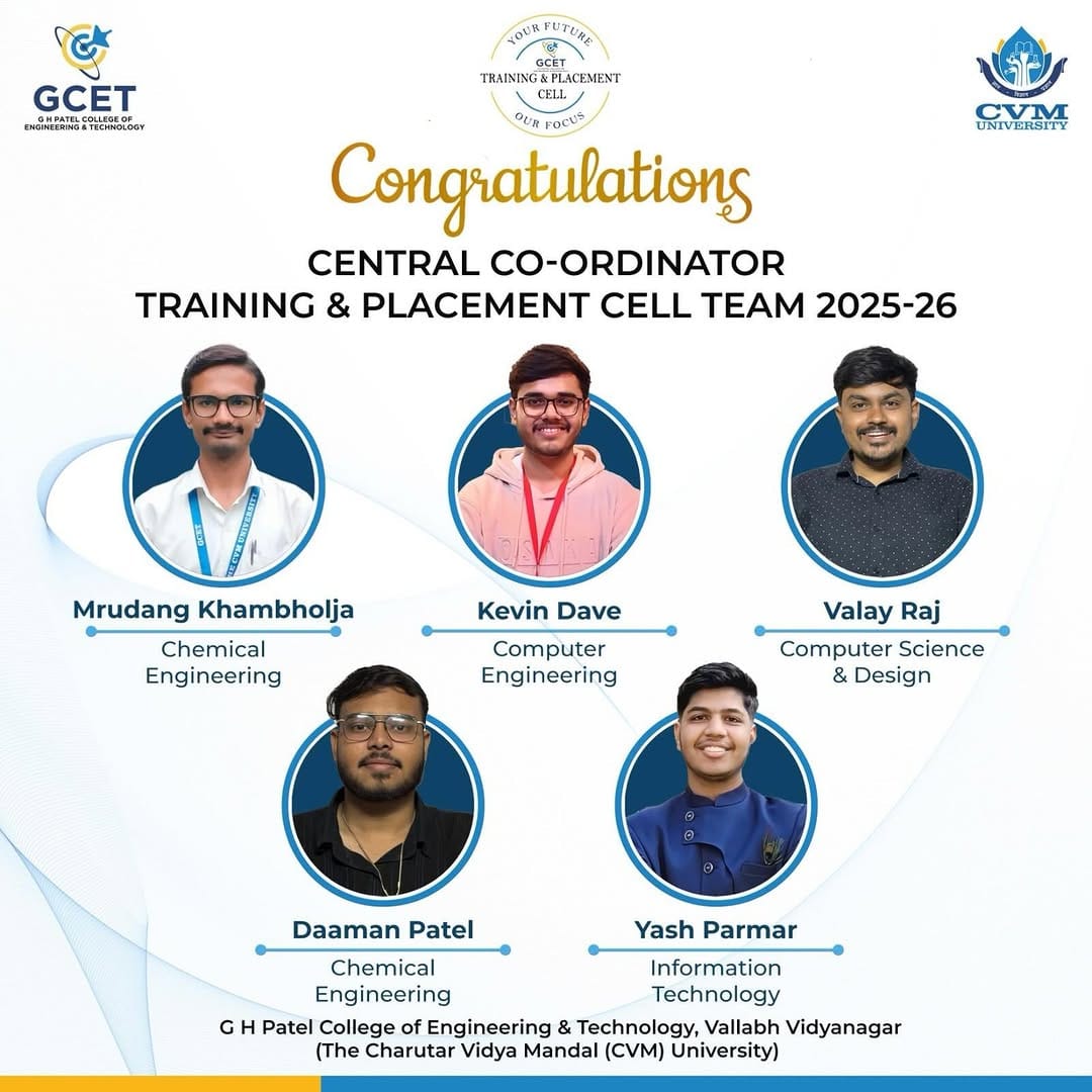 Post 6 by GCET College - The CVM University on Instagram (image)