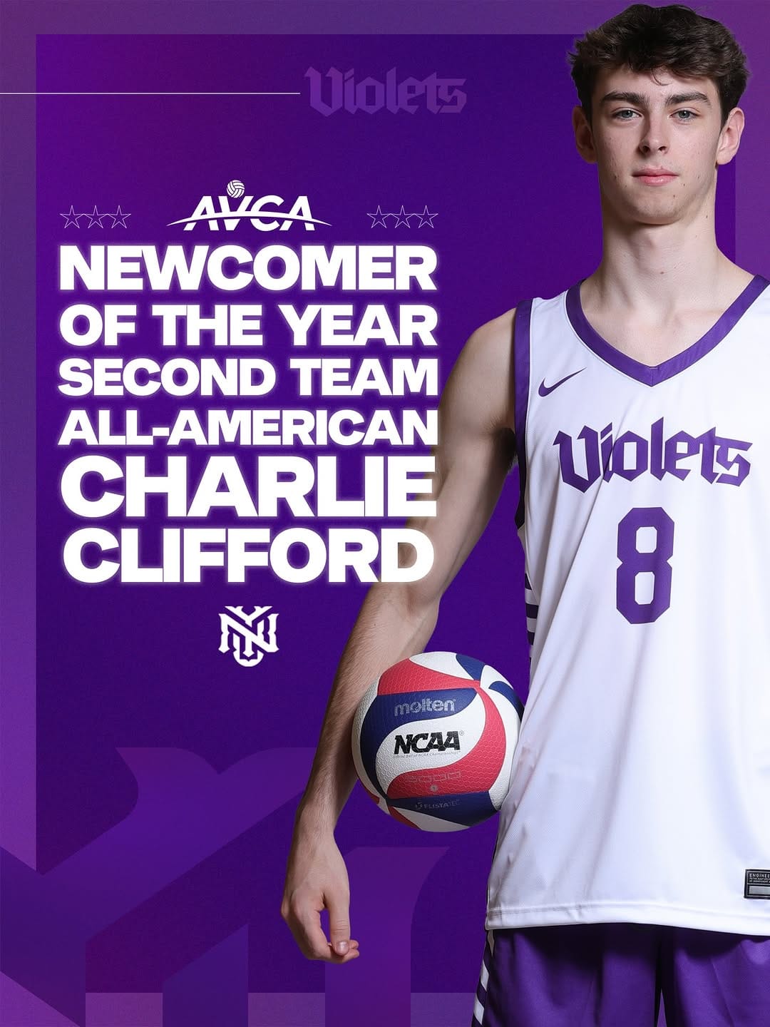 Post 6 by NYU Men’s Volleyball on Instagram (carousel)