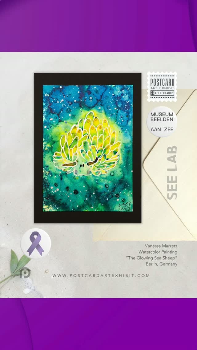 Post 2 by POSTCARD ART EXHIBIT on Instagram (video)
