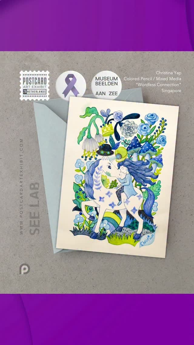 Post 4 by POSTCARD ART EXHIBIT on Instagram (video)